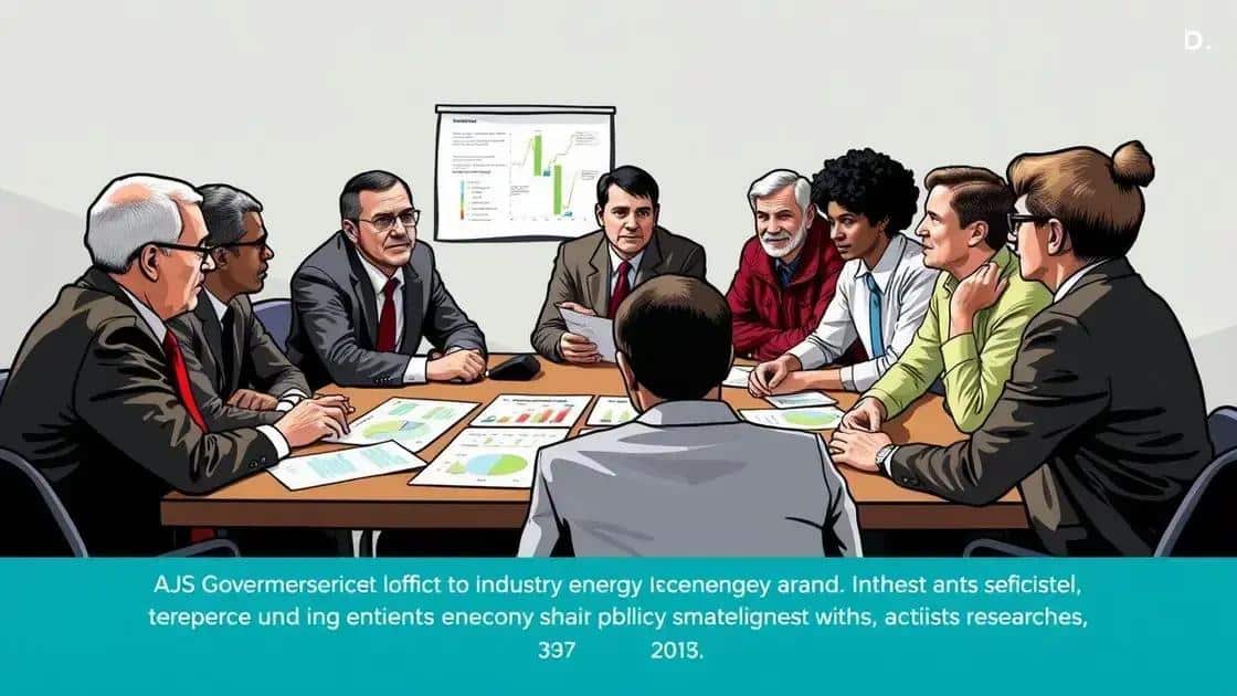 Key players in energy policy discussions