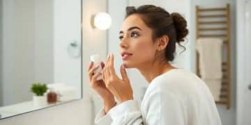 Morning skincare routine for glowing skin