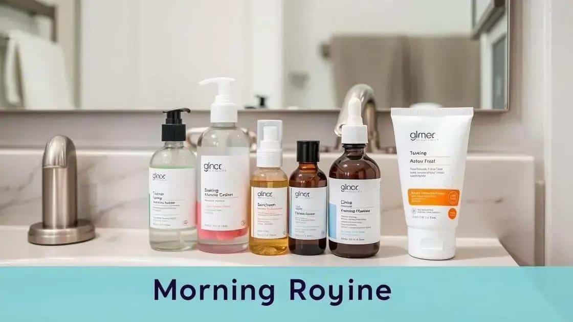 Step-by-step morning routine