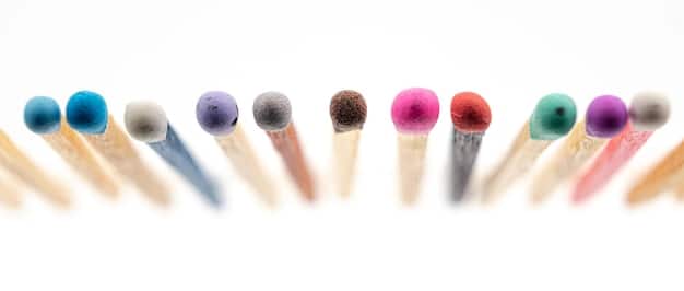 A detailed shot of various eye makeup brushes, highlighting the different shapes and sizes: a fluffy blending brush, a flat shader brush, a small pencil brush, and an angled eyeliner brush. The focus is on the bristle texture and how they are designed for different eye makeup techniques.