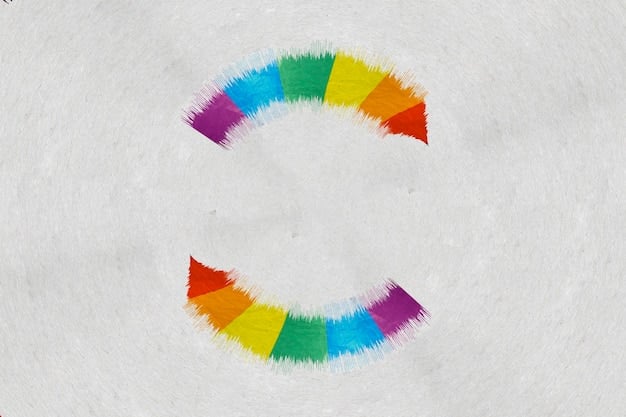A color wheel graphic with arrows pointing from one color to its neutralizing counterpart. Overlay text highlights the main color-correcting pairs (green/red, peach/blue, yellow/purple).