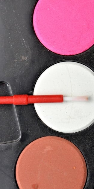 A split image showing close-ups of different color-correcting products: a cream in a pot, a liquid with a doe-foot applicator, and a stick format.