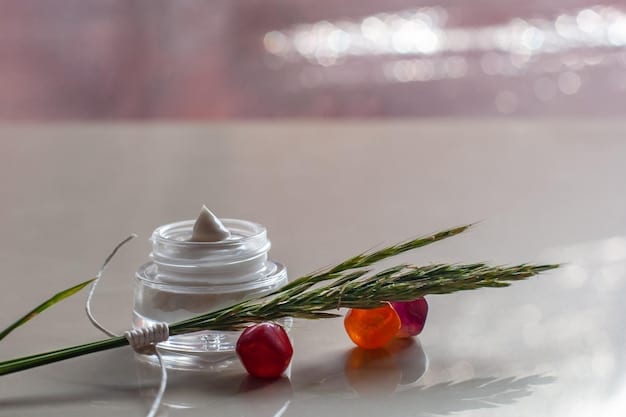 A close-up of a product ingredient list highlighting key active ingredients and the absence of common irritants like parabens and artificial fragrances.