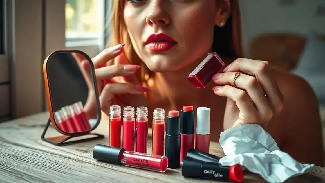 Techniques for precise lipstick application