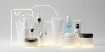 Assortment of skincare products representing new FDA guidelines