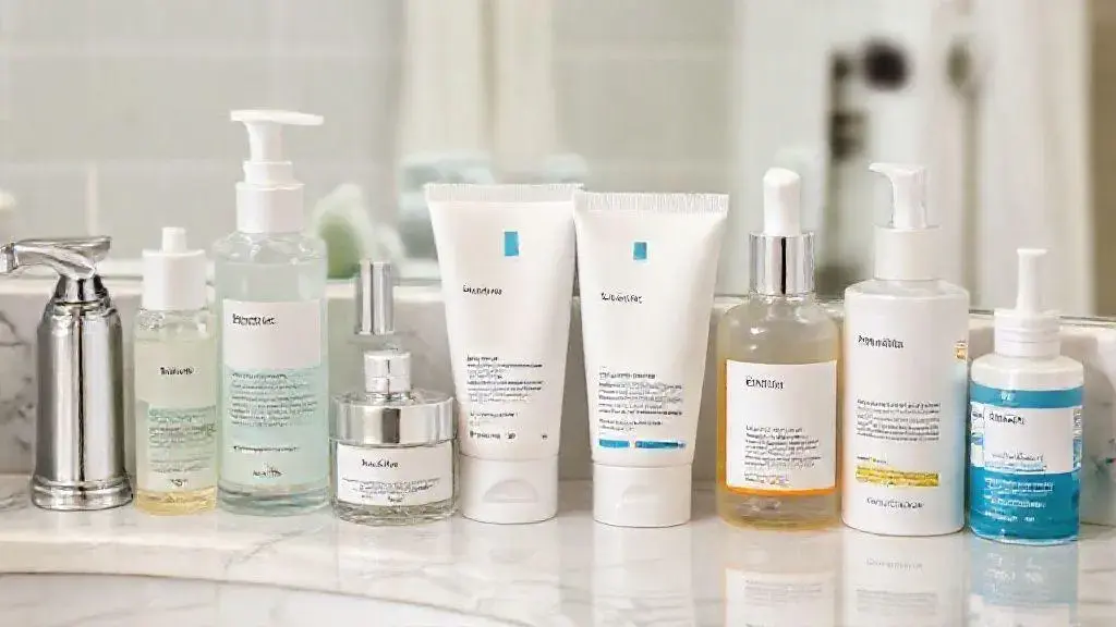 Daily routine steps for combination skin