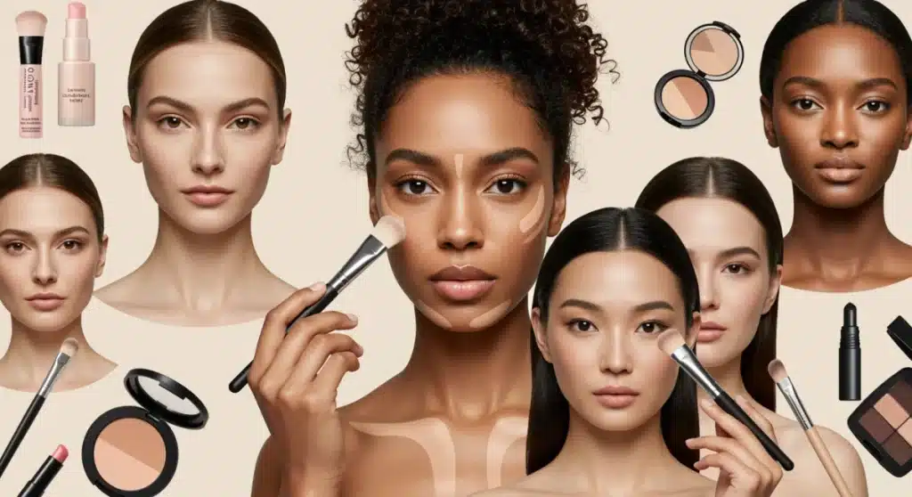 Contour & Highlight: 2025 Trends for Your Face Shape