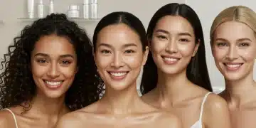 Women with radiant, youthful skin after 2026 anti-aging skincare routine