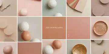 Diverse 2026 color palettes collage