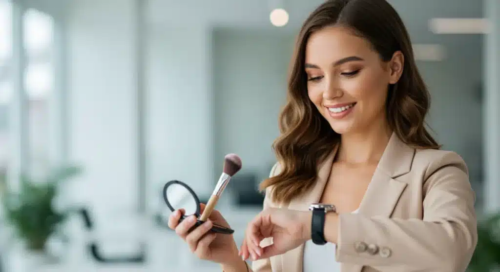 5-Minute Office Makeup: Quick Professional Glow Routine