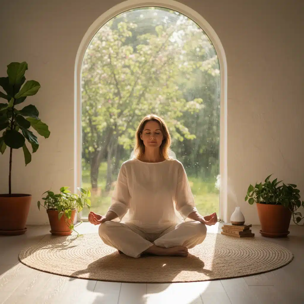 Person meditating to reduce stress, a key factor in boosting immunity.