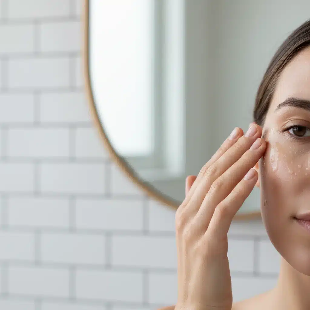 Gentle patting technique for better skincare absorption