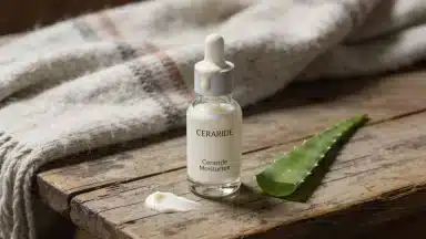 Ceramide Moisturizer and Skin Barrier Repair Routine for Cold Weather